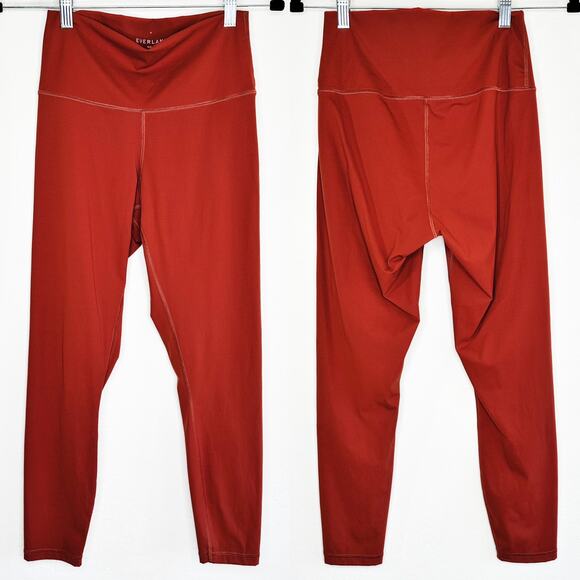 NWOT Everlane Perform ReNew Brandy Rose Terracotta High Waisted Leggings Medium - Picture 3 of 13